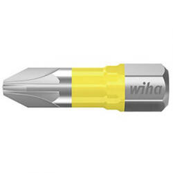 Wiha Kereszthornyú bit PZ 2 Wiha 7012Y Y-Bit PZ2 x 25 mm Molibdén-vanádium-acél Edzett 5 db