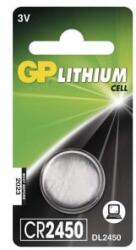 GP Batteries CR2450 Lithium gombelem (1db/bliszter) (B15851)