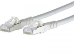 METZ CONNECT RJ45 Hálózati csatlakozókábel, CAT 6A S/FTP [1x RJ45 dugó - 1x RJ45 dugó] 0, 5 m, fehér BTR Netcom (1308450588-E)