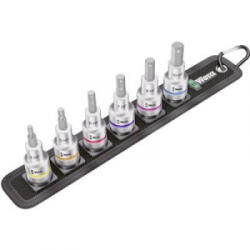 Wera Belt C 2 Zyklop 05003996001 Belső hatlap Dugókulcs bit betét készlet 7 részes 1/2 (12, 5 mm)