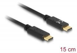 Delock USB Type-C töltőkábel 15cm (85356) (85356) - aqua