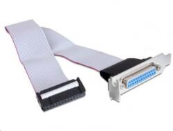Delock 1x Párhuzamos port hátlapi kivezetés (Low Profile) (84476)