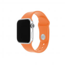 FIXED Set Apple Watch 42/44/45mm szilikon szíj narancs (FIXSST-434-OR)