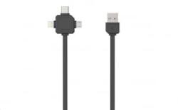 allocacoc USB kábel szürke (9003GY/USBC15)