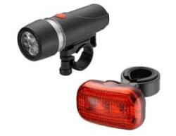NovaBIK3 kerékpáros első-hátsó LED-es lámpa fekete (AN68428) (AN68428)