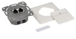 LogiLink Cat. 6A fali aljzat 2xRJ45 fehér (NP0128)