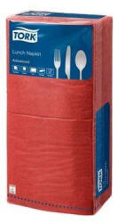 Tork Advanced szalvéta 1/4 hajtogatott, 2 rétegű 33x33cm piros (477210)