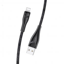 USAMS SJ391USB01 Lightning töltőkábel fekete (1323996) (Usams1323996)