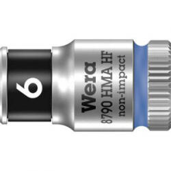 Wera 8790 HMA 05003721001 Külső hatlap Dugókulcs betét 6 mm 1/4 (6, 3 mm)