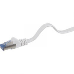 Renkforce RJ45 patch kábel, hálózati LAN kábel, hajlékony, tűzálló CAT 6A S/FTP 0, 25 m szürke, Renkforce - aqua