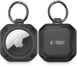 Tech-protect Rough Pro Apple AirTag tok karabinerrel - fekete