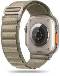 Tech-Protect Nylon Pro szíj Apple Watch 4 / 5 / 6 / 7 / 8 / 9 / SE / Ultra 1 / 2 (42/44/45/49 mm) - Titanium Olive