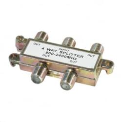 Somogyi Elektronic 4 utas F elosztó, SAT, bliszteres (TSP 1913X) (Somogyi TSP 1913X)