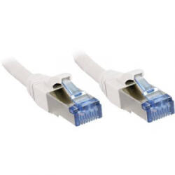 Lindy RJ45 Hálózat Csatlakozókábel CAT 6A S/FTP 1.50 m Fehér Védővel LINDY (47193)