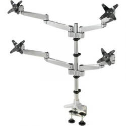 SpeaKa Professional SuperSwivel 4 részes monitor tartó, asztalra szerelhető gáznyomásos technikával, Grommet- és C csíptetővel (SP-1624824)