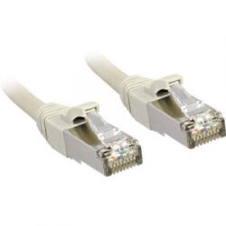 Lindy RJ45 Hálózat Csatlakozókábel CAT 6 S/FTP 30.00 cm Szürke Védővel LINDY (45580)