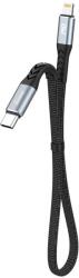 Dudao L10P Lightning - USB-C PD 20W kábel 0.23m - fekete
