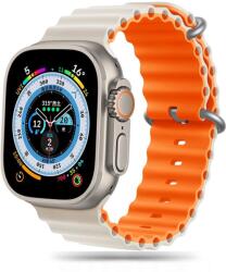 Tech-Protect IconBand Pro szíj Apple Watch 4 / 5 / 6 / 7 / 8 / 9 / SE / Ultra 1 / 2 (42/44/45/49 mm) - bézs-narancs