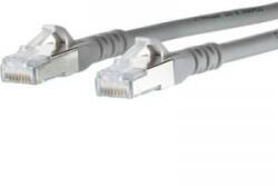 METZ CONNECT RJ45 Hálózati csatlakozókábel, CAT 6A S/FTP [1x RJ45 dugó - 1x RJ45 dugó] 2 m, szürke BTR Netcom (1308452033-E)