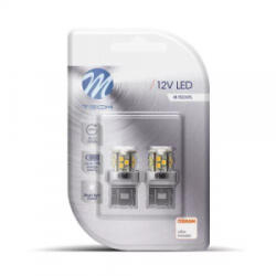 m-tech T20 W21/5W LED 21xSMD2835 SMD Can-Bus fehér színű pár (72LB115W) (MT72LB115W)