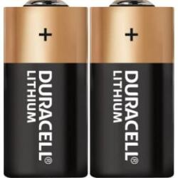 Duracell CR123A fotóelem, lítium, 3V 1400 mAh, 2 db, Duracell EL123AP, K123LA, RL123A, EL123A, DL123A, 5018LC, LR123, VL123