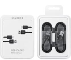 Samsung adatkábel és töltő 2db (USB - Type-C, gyorstöltés támogatás, 150cm) FEKETE (EP-DG930MBE) (EP-DG930MBE)