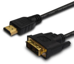 SAVIO CL-139 HDMI - DVI-A (18+1) kábel 1.8m (CL-139)