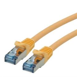 Roline S/FTP, CAT6a, LSOH, patch kábel 15m sárga (21.15. 2828-30) (21.15.2828-30)