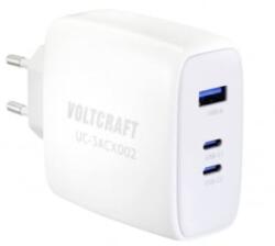 VOLTCRAFT 1xUSB-A + 2xUSB-C hálózati töltő adapter fehér (VC-12910570)