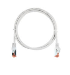 NIKOMAX Patch kábel S/FTP CAT6a LSOH, Essential Series, 5m, fehér (NMC-PC4SA55B-ES-050-C-WT) - aqua