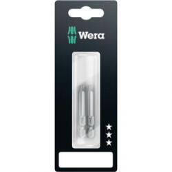 Wera Edzett, ötvözött szerszámacél Torx BIT, 2db T 10 Wera 867/4 Z SB SiS 05073720001 - aqua