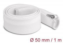 Delock cipzáras kábelkötegelő 1mx50mm fehér (20823) (20823)