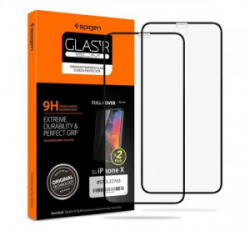 Spigen Full Coverage HD Tempered Glass iPhone 11 Pro/XS kijelzővédő fólia 2db (057GL23120)