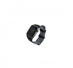 Uniq Linus Airosoft Apple Watch 42/44/45mm szilikon szíj fekete (UNIQ-45MM-LINUSBLK) (UNIQ-45MM-LINUSBLK)