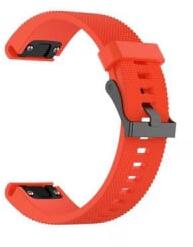 gigapack 20mm szilikon, QuickFit csatlakozású Garmin pótszíj rombusz mintás piros (GP-149212)