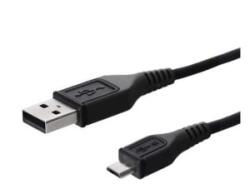 Gigapack Adatkábel és töltő (USB - microUSB, 80cm) FEKETE