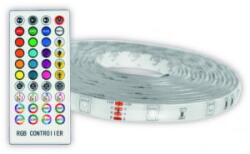 Avide LED szalag 12V 22W RGB 2x5m TUYA Zene vezérlés + IR távirányító (ALSB5050RGBMU40-10M) (ALSB5050RGBMU40-10M)