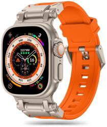 Tech-Protect Delta Pro szíj Apple Watch 4 / 5 / 6 / 7 / 8 / 9 / SE / Ultra 1 / 2 (42/44/45/49 mm) - Titán Narancs