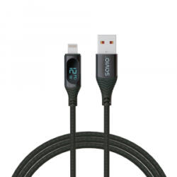 SAVIO CL-173 USB - Lightning kábel 1m fekete