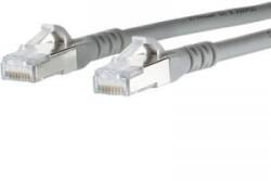 METZ CONNECT RJ45 Hálózati csatlakozókábel, CAT 6A S/FTP [1x RJ45 dugó - 1x RJ45 dugó] 25 m, szürke BTR Netcom