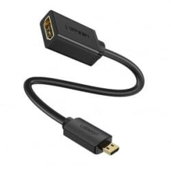 UGREEN Micro HDMI-HDMI adapter 20cm fekete (20134B)