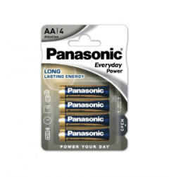 Panasonic 1.5V Alkáli AA ceruza elem Everyday Power (4db / csomag) (LR6EPS/4BP) (LR6EPS/4BP) - aqua
