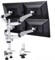 SpeaKa Professional 4 részes monitor tartó, asztalra szerelhető, gáznyomásos technikával, C csíptetővel, Xergo Flex (SP-3957076)