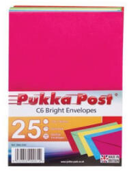 Pukka Pad Bright szilikonos boríték C6 vegyes színek (9061-ENV) (9061-ENV)