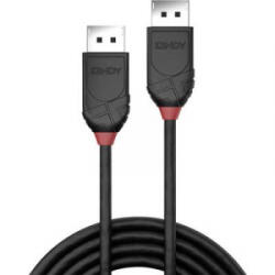 Lindy Kijelző csatlakozó Csatlakozókábel [1x DisplayPort dugó - 1x DisplayPort dugó] 3.00 m Fekete