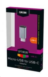 Grixx Optimum USB Type C - Micro USB adapter (GROADCTOMUSB01)