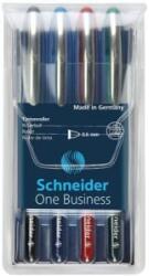 Schneider 'One Business' Rollertoll 0, 6 mm 4 szín (TSCOBK4 / 183094)
