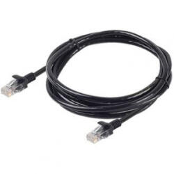 OEM RJ45 CAT6 UTP M/M adatkábel 3m LSOH fekete (XUTPSZC6KAB3F)