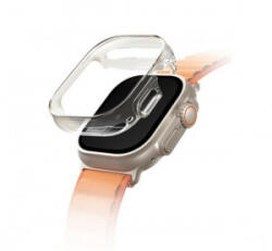 Uniq Garde Hybrid Apple Watch Ultra 49mm tok, tempered kijelző fóliával átlátszó (UNIQ-49MM-GARCLR) (UNIQ-49MM-GARCLR)