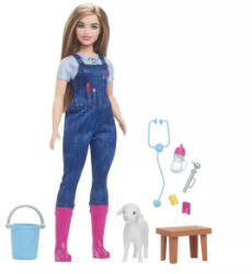 Mattel Barbie: 65. évfordulós karrier játékszett - Állatorvos (HRG42 / 0194735175956) - aqua